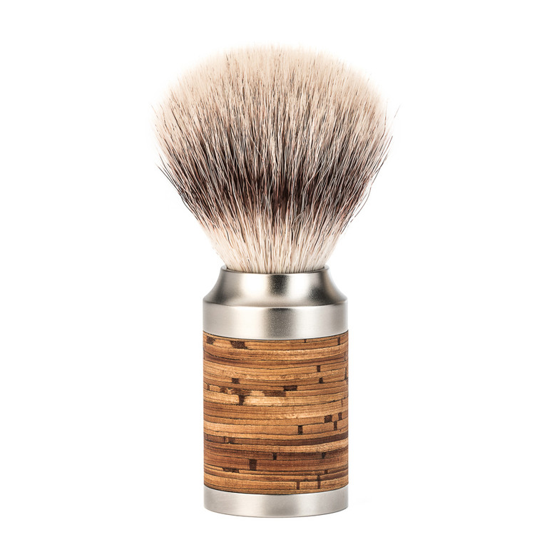 Rocca Birch Bark Shaving Brush with Silvertip Fibre