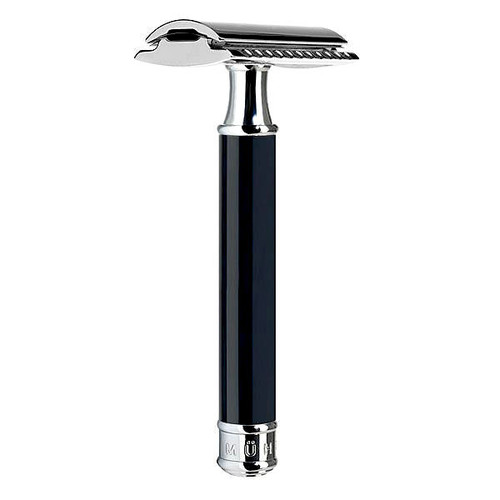 Muhle R106 Black and Chrome Traditional Safety Razor