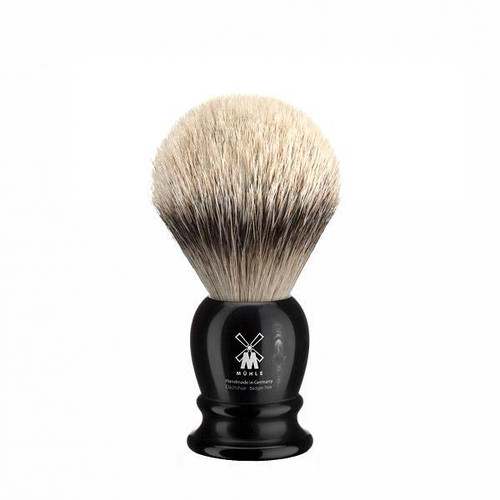 Muhle Genuine Buffalo Horn Silvertip Shaving Brush