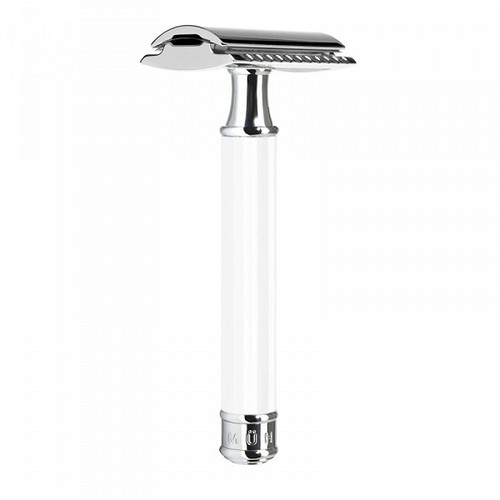 Muhle R107 White Traditional Safety Razor