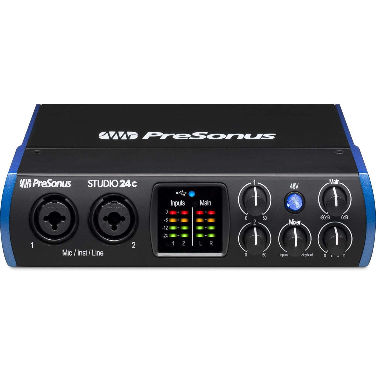 PreSonus ioStation 24c USB-C Audio Interface and DAW Controller