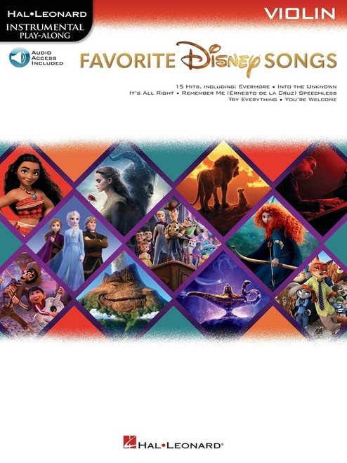 Favorite Disney Songs For Violin Bk/Ola