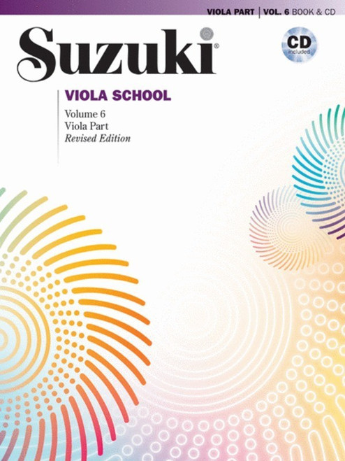Suzuki Viola School Vol 6 Viola Part Bk/Cd