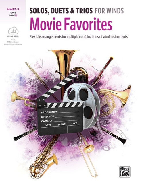 Movie Favorites Flute/Oboe Solos/Duets/Trios Bk/Ola