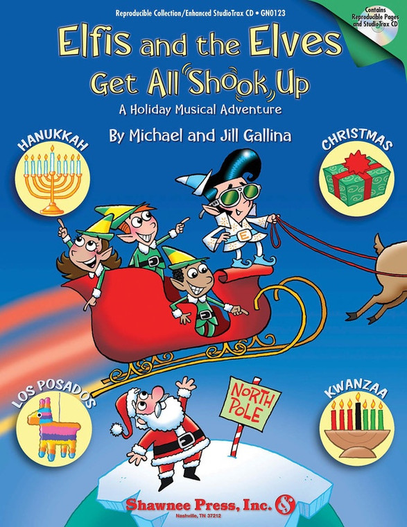 Elfis And The Elves Get All Shook Up Repro Coll Bk/Cd