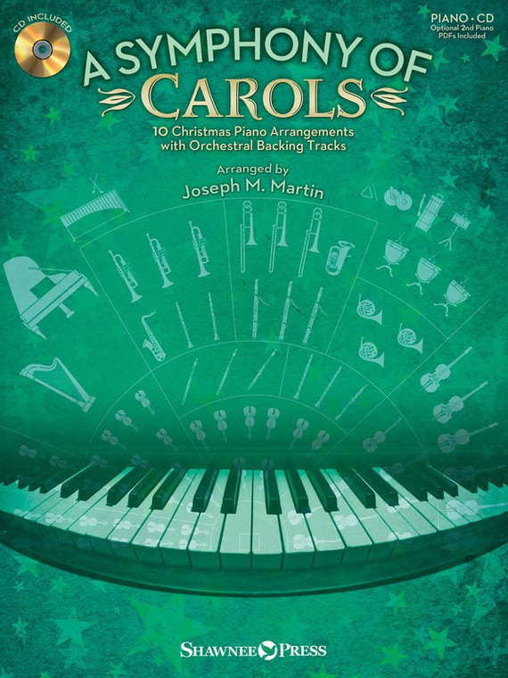 Symphony Of Carols Piano W/ Opt Duet Orch Cd