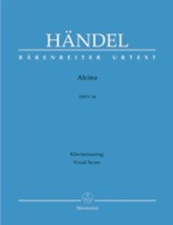Handel Alcina Hwv 34 Vocal Score