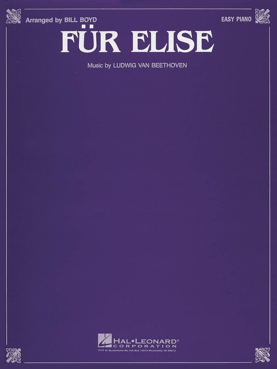 Hal Leonard Fur Elise Easy Piano Solo