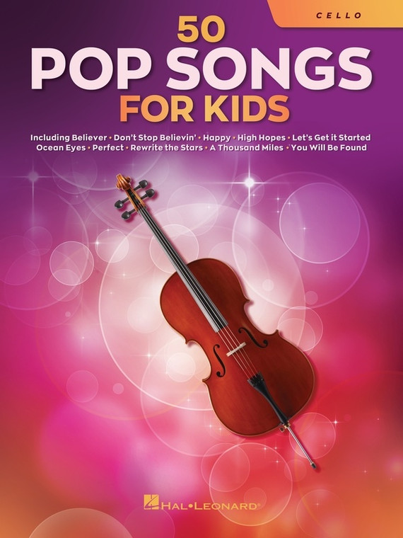 Hal Leonard 50 Pop Songs For Kids For Cello