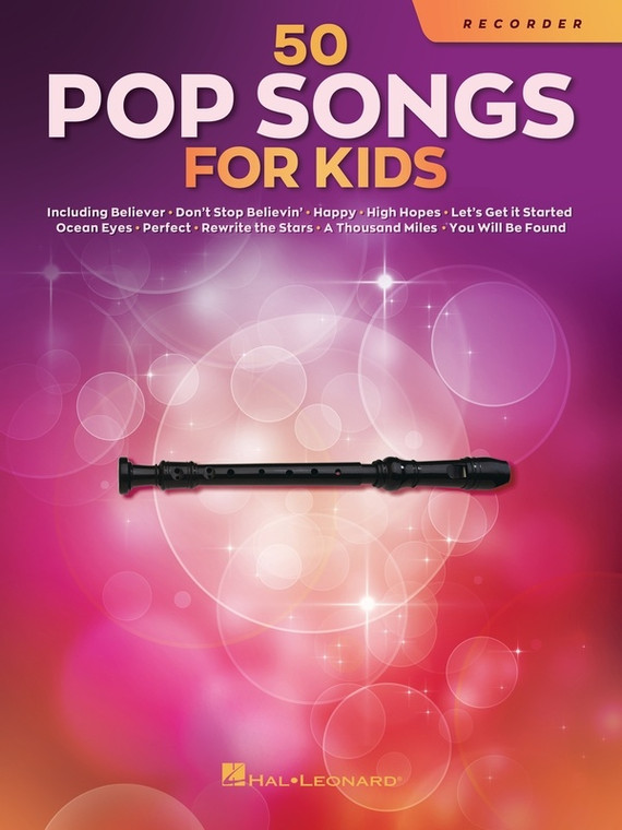 Hal Leonard 50 Pop Songs For Kids For Recorder