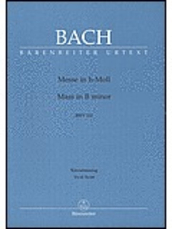 Bach Mass B Min Bwv 232 Vocal Score