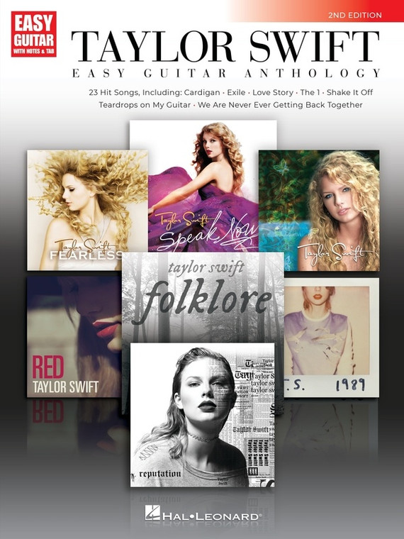 Hal Leonard Taylor Swift Easy Guitar Anthology 2nd Edition