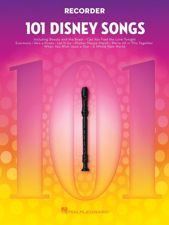 Hal Leonard 101 Disney Songs For Recorder