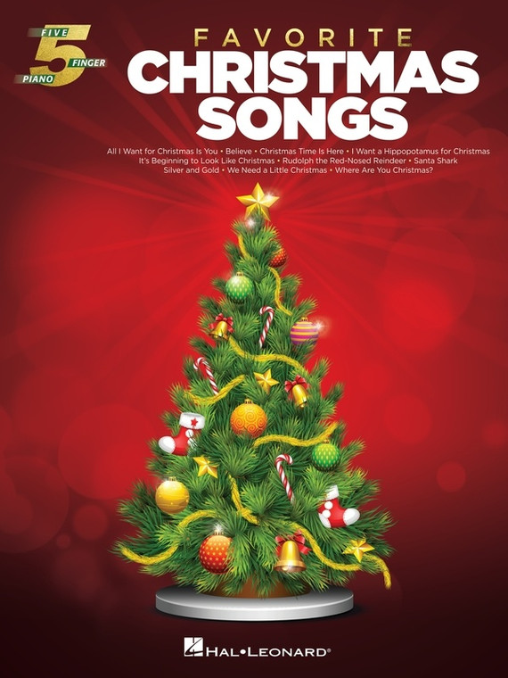 Hal Leonard Favorite Christmas Songs For Five Finger Piano