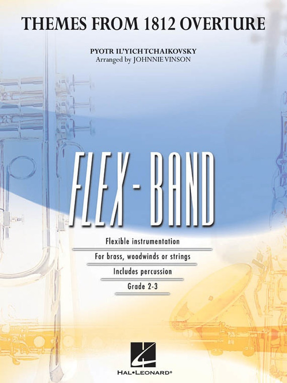 Hal Leonard Themes From 1812 Overture Flex Band 2 3 Sc/Pts