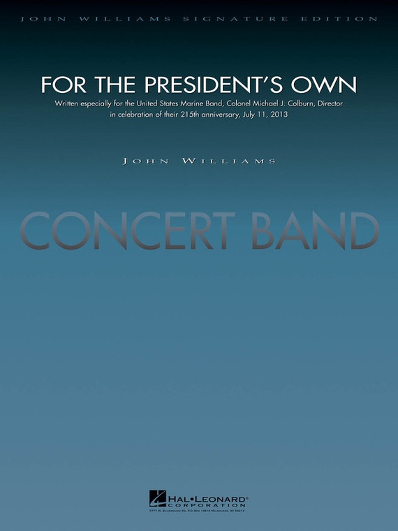 Hal Leonard For The Presidents Own Cb5 Sc/Pts