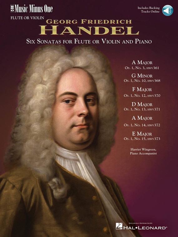Handel 6 Sonatas For Flute/Piano Bk/Ola