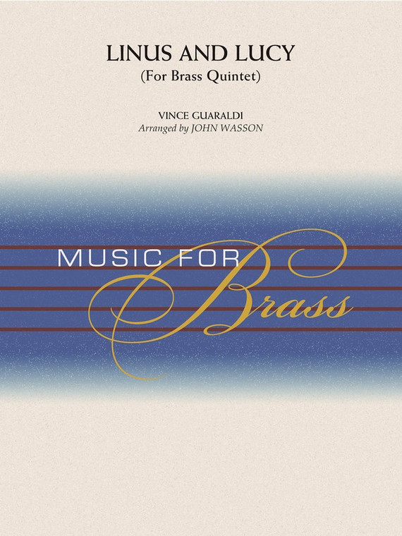 Hal Leonard Linus And Lucy For Brass Quintet