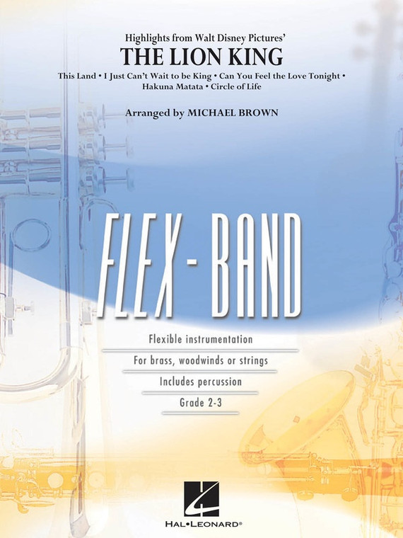 Hal Leonard The Lion King Flexband 2 3 Sc/Pts