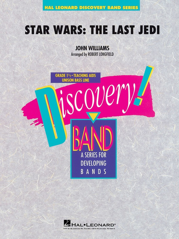 Hal Leonard Star Wars The Last Jedi Cb1.5 Sc/Pts