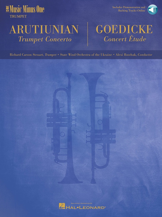 Arutiunian Concerto / Goedicke Concert Etude Trumpet Bk/Ola