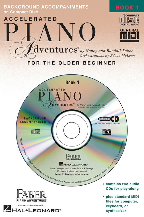 Accelerated Piano Adventures Bk 1 Lesson Cd