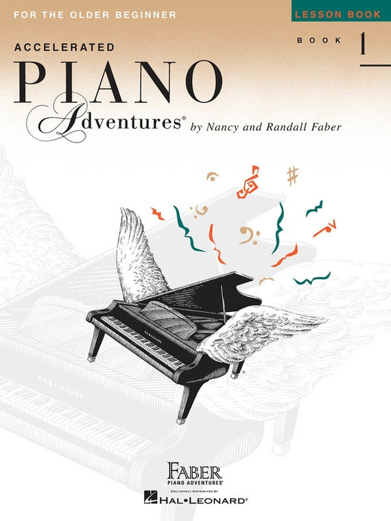 Accelerated Piano Adventures for the Older Beginner, Lesson Book 1, International Edition.