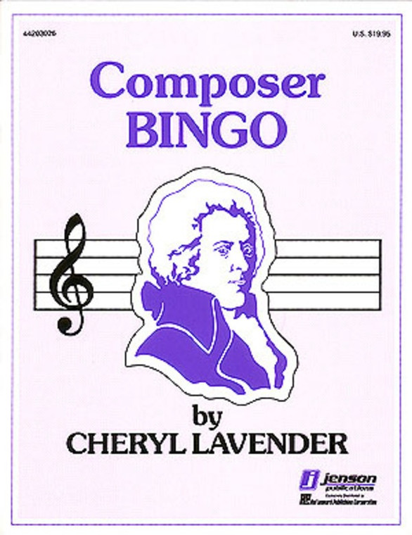 Hal Leonard Composer Bingo Game