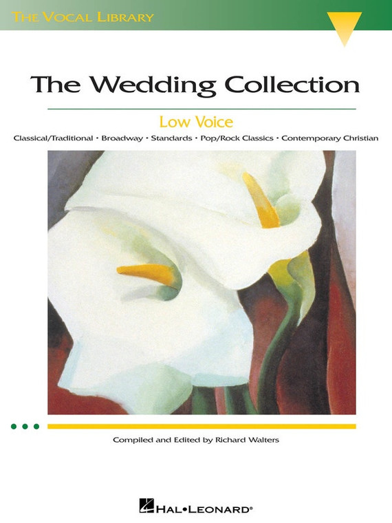 Hal Leonard Wedding Collection Low Voice Vocal Library