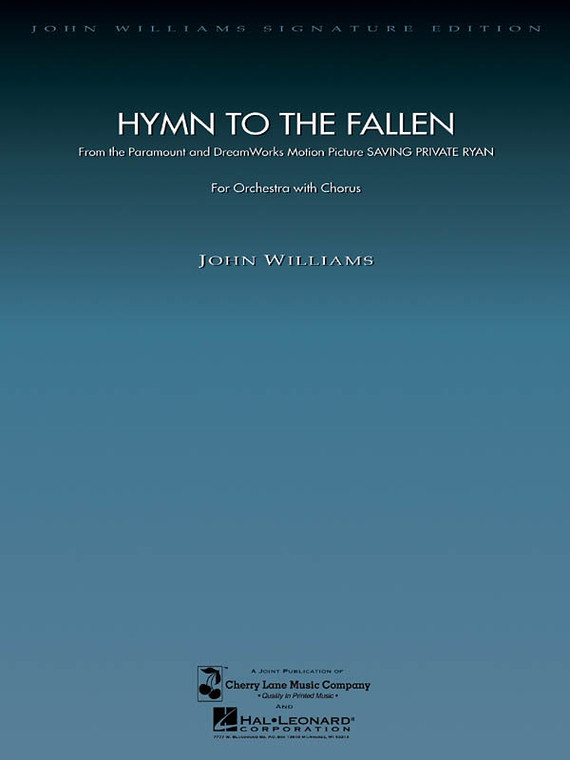 Hal Leonard Hymn To The Fallen Full Orch Inc Satbb Chorus