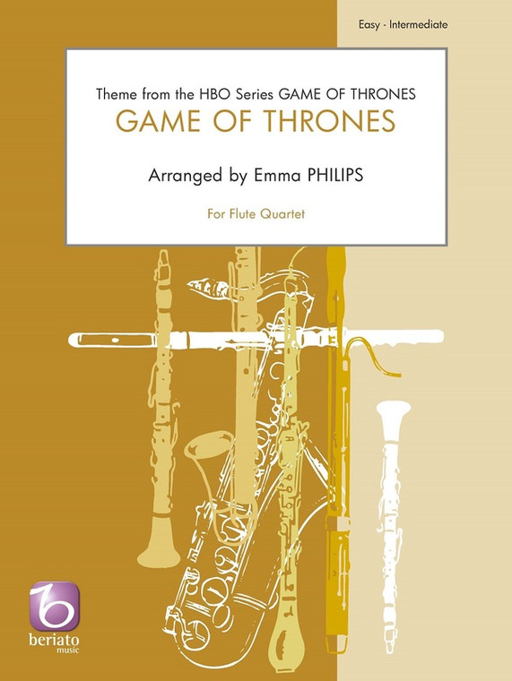 Game Of Thrones Theme For Flute Quartet Sc/Pts