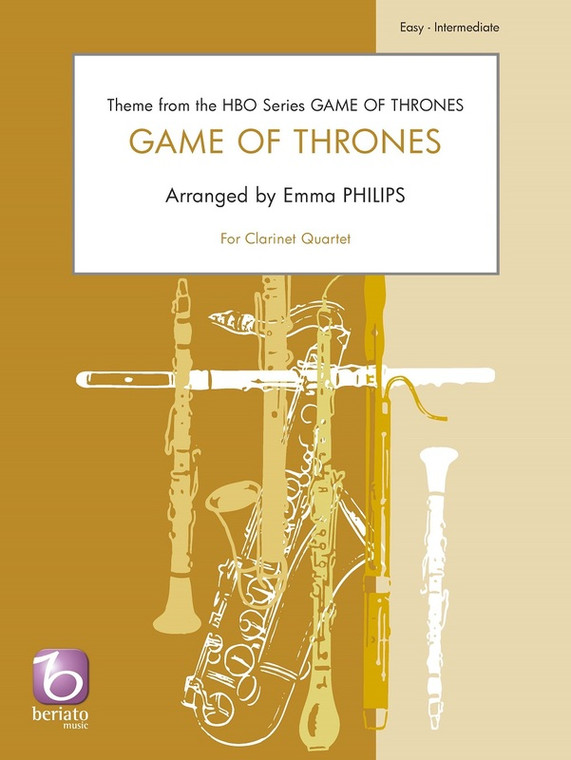 Game Of Thrones Theme For Clarinet Quartet Sc/Pts