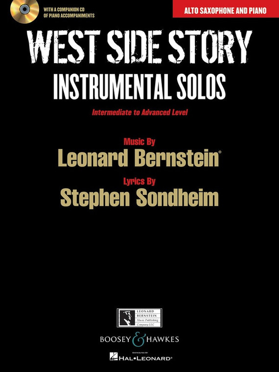 West Side Story Alto Sax And Piano Bk/Cd Int Adv