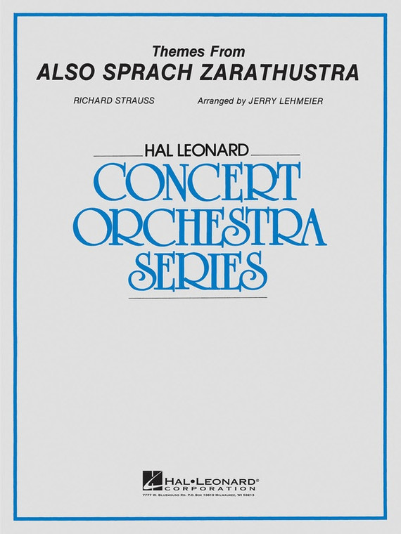 Hal Leonard Also Sprach Zarathustra Hlfo 3 4 (Pod)