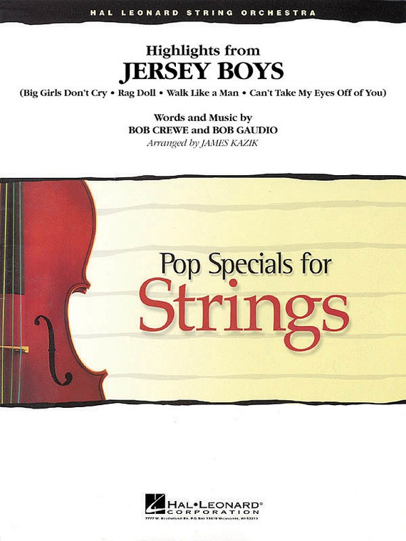 Hal Leonard Highlights From Jersey Boys