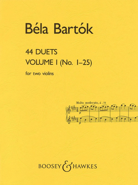 Bartok 44 Violin Duets Vol 1