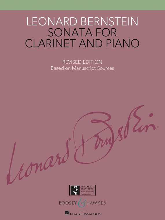 Bernstein Sonata For Clarinet/Piano New Revised Edition