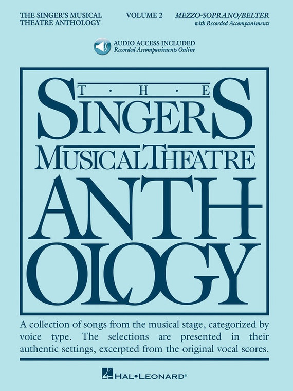 Hal Leonard The Singer's Musical Theatre Anthology Volume 2 Mezzo Soprano/Belter Book With Online Audio