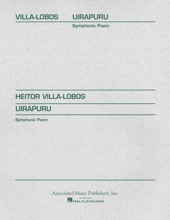 Villa Lobos Uirapuru Symphonic Poem Orch Score
