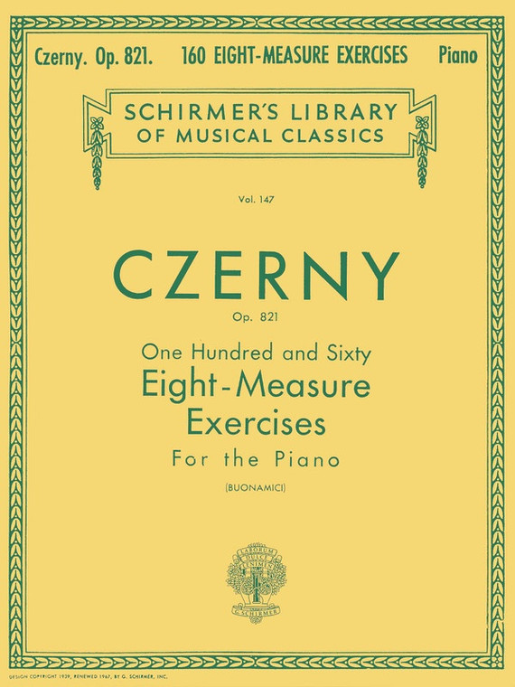 Czerny 160 Exercises Op 821 For Piano