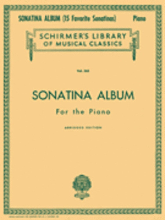 Sonatina Album For Piano Abridged Edition
