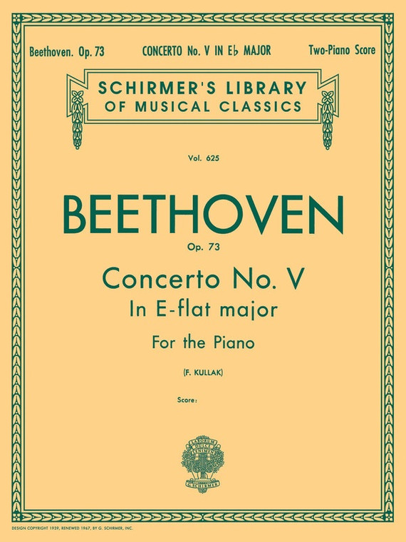 Beethoven Concerto No 5 E Flat Op 73 2 P4 H