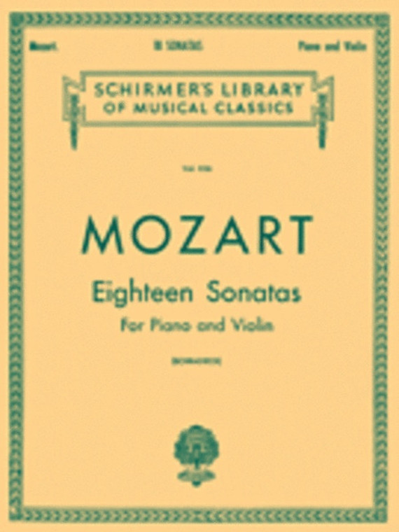 Mozart 18 Sonatas For Violin/Piano