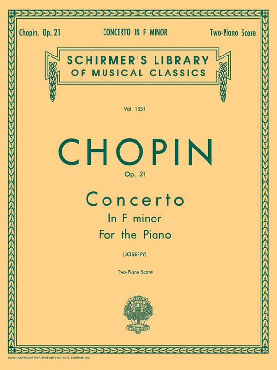 Chopin Concerto No 2 F Minor Op 21 2 P4 H