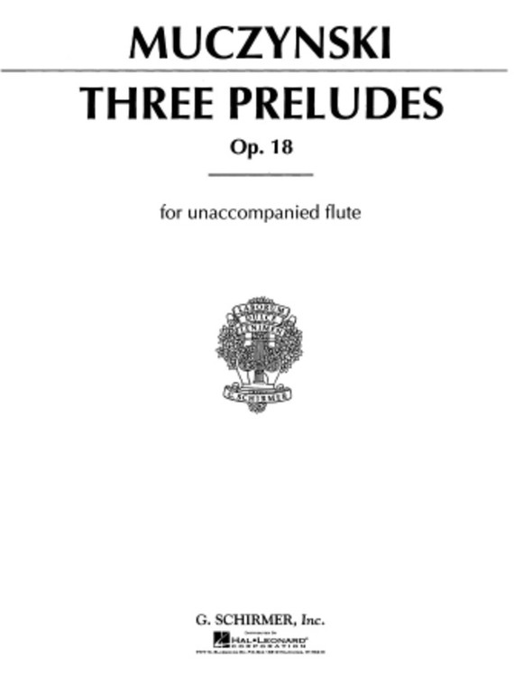 Muczynski 3 Preludes Op 18 Flute Solo