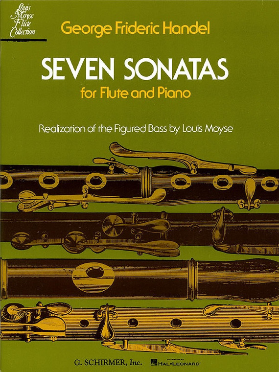 Handel 7 Sonatas For Flute/Piano Ed Moyse