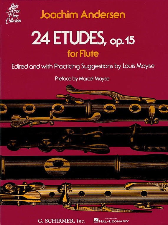 Andersen 24 Etudes Op 15 For Flute