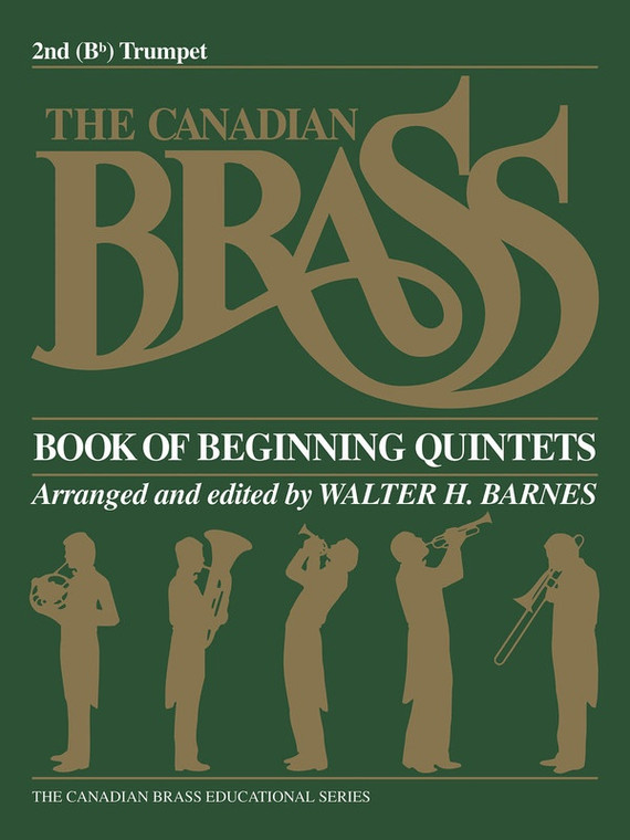 Canadian Brass Book Of Beginning Quintets 2 Nd Trumpet