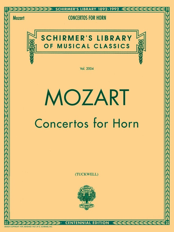Mozart Concertos For Horn