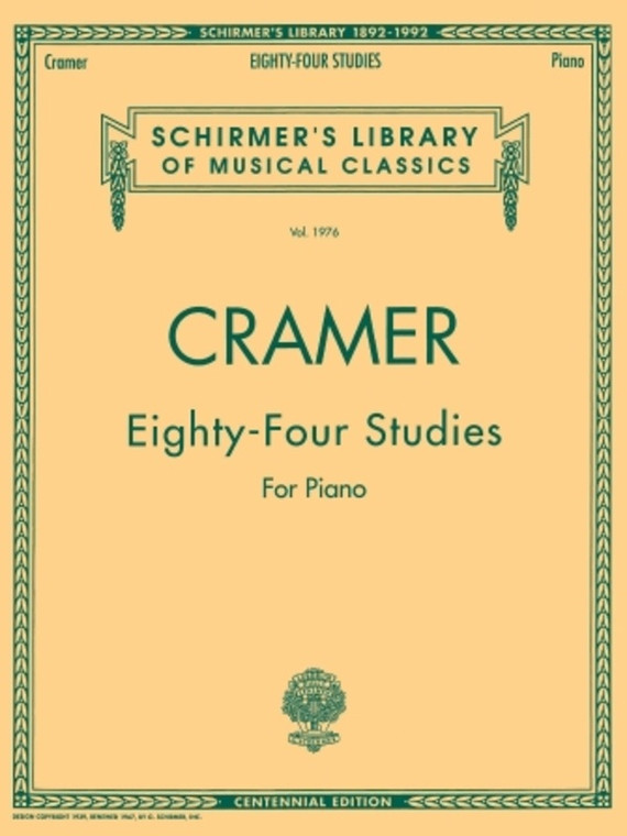 Cramer 84 Studies For Piano Complete